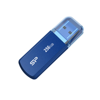 Silicon Power Helios 202 USB flash meghajtó 128 GB USB A típus 3.2 Gen 1 (3.1 Gen 1) Kék