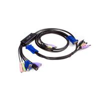 Câble Commutateur KVM 2 Ports VGA, USB et Audio - Switch KVM - 2048x1536