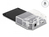 DeLOCK 63205 Speicherlaufwerk-Docking-Station USB 3.2 Gen 1 (3.1 Gen 1) Type-C Schwarz, Transparent