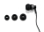 Fujitsu S26391-F7139-L6 hoofdtelefoon/headset Hoofdtelefoons Bedraad In-ear Muziek Zwart, Zilver