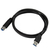 StarTech.com Cable Certificado 1m USB 3.0 Super Speed USB B Macho a USB A Macho Adaptador para Impresora - Negro
