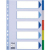 Esselte Multicoloured Polypropylene Dividers Üres elválasztó lap Polipropilén (PP) Többszínű
