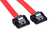 Lindy Internal SATA, 0.50m SATA-kabel 0,5 m Rood