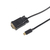S-Conn 10-59045 Videokabel-Adapter 3 m USB Typ-C VGA (D-Sub) Schwarz