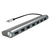 LogiLink UA0310 Schnittstellen-Hub USB 3.2 Gen 1 (3.1 Gen 1) Type-C 5000 Mbit/s Grau