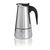Xavax 00111230 machine à café manuelle Cafetière à moka 0,25 L Noir, Argent
