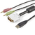 StarTech.com Cavo KVM DVI USB 4 in 1 da 1,8 m con audio e microfono