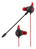 Deltaco GAM-076 auricular y casco Auriculares Alámbrico Dentro de oído Juego Negro, Rojo