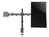 Deltaco ARM-0300 Flachbildschirm-Tischhalterung 68,6 cm (27 Zoll) Klemme /Bolzen Schwarz