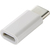 Renkforce RF-4472308 changeur de genre de câble USB Type C USB Micro B Blanc