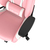 Anda Seat Pretty In Pink Gaming-Sessel Harter Sitz Pink, Weiß