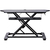 StarTech.com Eck-Sitz-Steh-Schreibtischaufsatz mit Tastaturablage - große Arbeitsfläche (89 x 53cm) - höhenverstellbarer, ergonomischer Schreibtisch/Tisch-Steharbeitsplatz - unt...