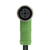 Phoenix SAC-4P-10,0-PUR/M12FR kabel sygnałowy 10 m Czarny, Zielony, Szary