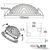 Drawing - LED white downlight LUNA 12W :: indirect light :: warm white :: dimmable
