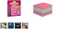 Post-it Bloc-note cube Super Sticky Notes, 76 x 76 mm (9000693)