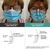 Pince Mi Nasenclip für Einweg-Gesichtsmaske, Aluminium, 60 mm x 12 mm x 0,8 mm, 100 Stück