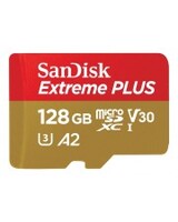 SanDisk Extreme PLUS microSDXC 128 GB+SD Adapter 200MB/s 90MB/s A2 C10 V30 UHS-I U3 Micro SDXC GB