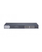 Hikvision Digital Technology DS-3E1518P-SI Managed Gigabit Ethernet (10/100/1000) Vollduplex Power over Ethernet (PoE) 36 Gbps 26.784 Mpps 16x 1G PoE RJ-45 2x SFP 440x220.8x44 mm