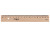 liniaal Aristo 17cm hout met metaalinleg