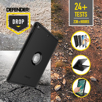 OtterBox Defender Coque Robuste et Renforcée pour Apple iPad 10.2 (7th/8th) Noir - Coque