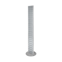FlexiSlot® nútos torony „Slim” | világosszürke, hasonló mint. RAL 7035 1.830 mm acél ezüst, hasonló mint RAL 9006 400 mm nem