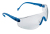 Honeywell 1004949 Op-Tema Einscheibenbrille, blau PC - Scheibe, klar, FogBan