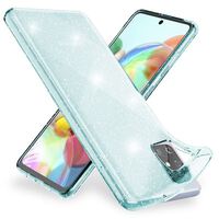 NALIA Glitter Cover compatible with Samsung Galaxy A51 Case, Protective Sparkly Diamond See Through Silicone Gel Bumper, Slim Bling Shockproof Rugged Mobile Protector Rubber Ski...