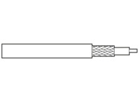 Koaxiale HF-Leitung, 93 Ω, RG 62, schwarz