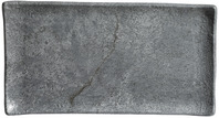 Platte Clawson mit Rand; Größe GN 1/3, 32.5x17.6x2 cm (LxBxH); grau; rechteckig;