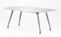 Dynamic High Gloss 1800mm Writable Boardroom Table White Top I003057