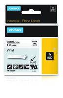 RHINO Coloured Vinyl 24mm x 5,5m Black on white
