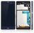 LCD Screen and Digitizer Black with Front Frame for Sony Xperia Z3 Handy-Displays