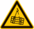 Minipiktogramme - Warnung vor schwebender Last, Gelb/Schwarz, 20 mm, Vinylfolie