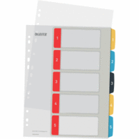 Register Cosy A4 1-5 bedruckbar PP 5 Blatt farbig