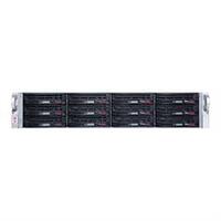 Wisenet 2U-12BAY-SERVER - Network storage server - 192.48 TB - rack-mountable - HDD 192 TB + SSD 240 GB x 2 - RAID 0, 1, 5, 6, 50, 0+1, 60 - RAM 16 GB - Gigabit Ethernet - 2U