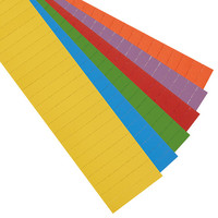 ferrocard-Etiketten, Farbe sortiert, Größe 60 x 10 mm (246 St.)