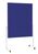 magnetoplan Moderationstafeln einteilig, weißer Alurahmen (1200x1500mm, Filz blau/Felt Blue)