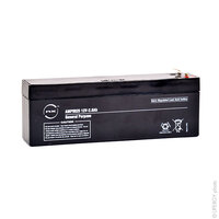 Batterie(s) Batterie plomb AGM NX 2.6-12 General Purpose 12V 2.6Ah F4.8