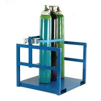 Gas cylinder storage pallet