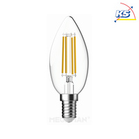LED Filament Kerzenform C35, E14, 5.3W 2700K 470lm, CRi >90, dimmbar, klar