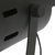 Stehleuchte CARRÉ, E27, Studio-Optik, mit Licht-Toren + Fussschalter, verstellbar, schwarz matt