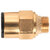 Sealey JGBC818 Brass SuperThread Straight Adaptor 8mm x 1/8"BSP Pack of 2