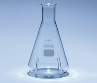 500ml Matraz con deflectores vidrio de borosilicato Pyrex®
