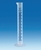 10ml Measuring cylinders PP tall form class B blue moulded graduations