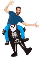 Disfraz a hombros de Esqueleto para adultos M/L