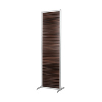 FlexiSlot® Tower "Construct Slim" with Accessories | dark wood effect