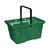 Shopping Basket / Picking Basket / Plastic Basket | 28l green similar to RAL 6029 335 mm 260 mm 485 mm 1