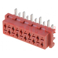 Wire-board; socket; female; PIN: 10; SMT; on PCBs; 1.5A; 30mΩ