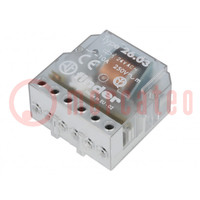 Relay: installation; bistable,impulse; NC + NO; Ucoil: 24VAC; 10A