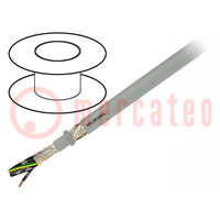 Wire: control cable; JZ-HF-CY; 12G0.75mm2; grey; stranded; Cu; PVC